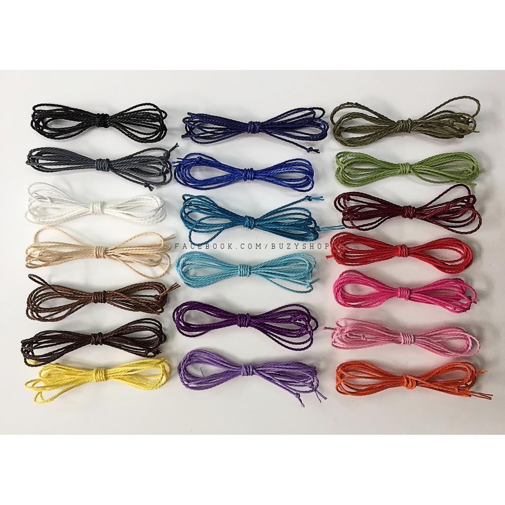 Dây xoắn nhựa 1mm, làm vòng tay