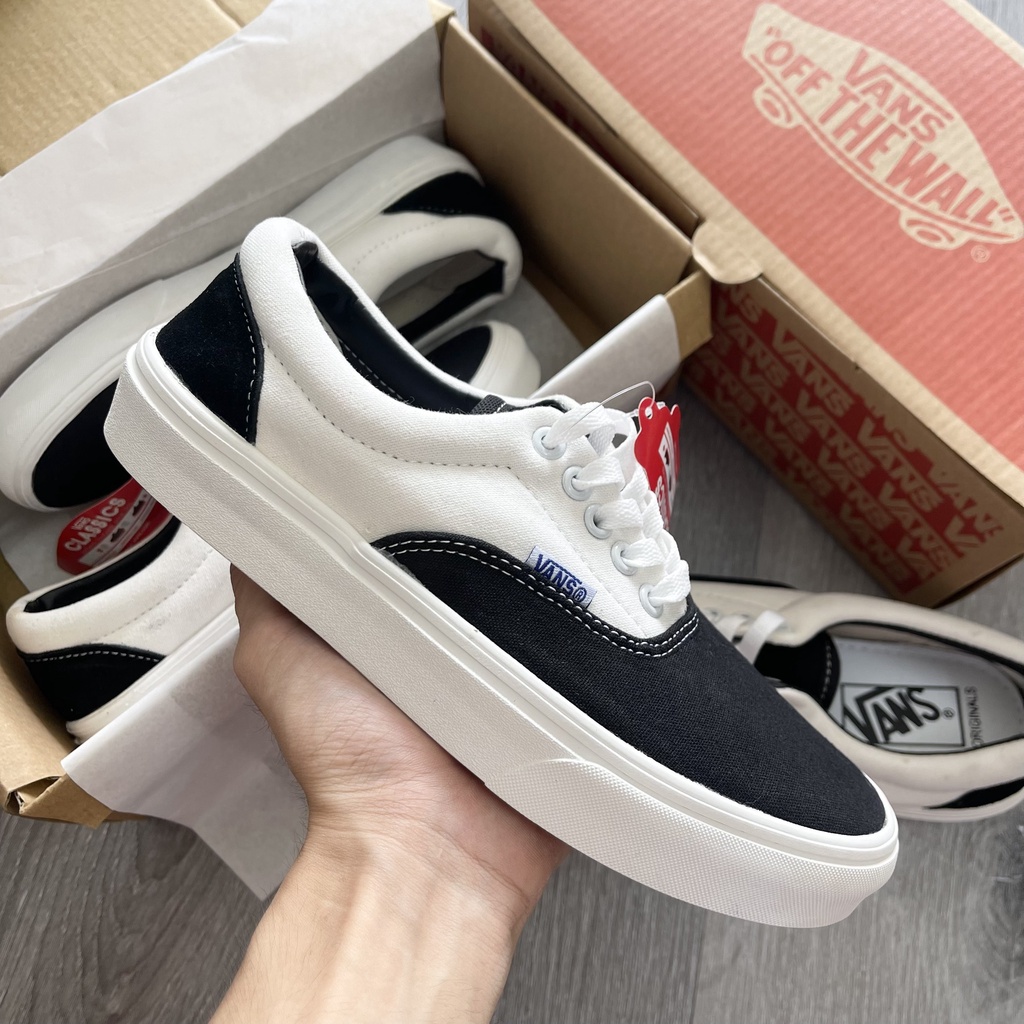 GIÀY VANS ERA TRẮNG ĐEN LAI AU SC