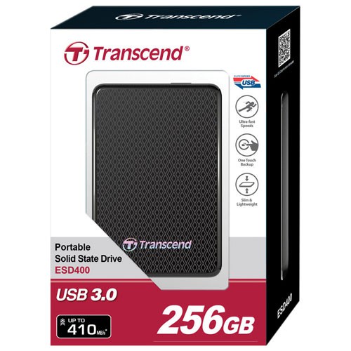 Ổ cứng SSD Transcend Gắn Ngoài 256GB External SSD, USB3.0