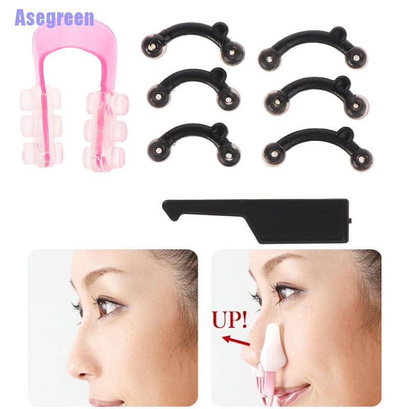 Bộ 6 Kẹp Nâng Mũi 3 Kích Cỡ Làm Đẹp Không Đau