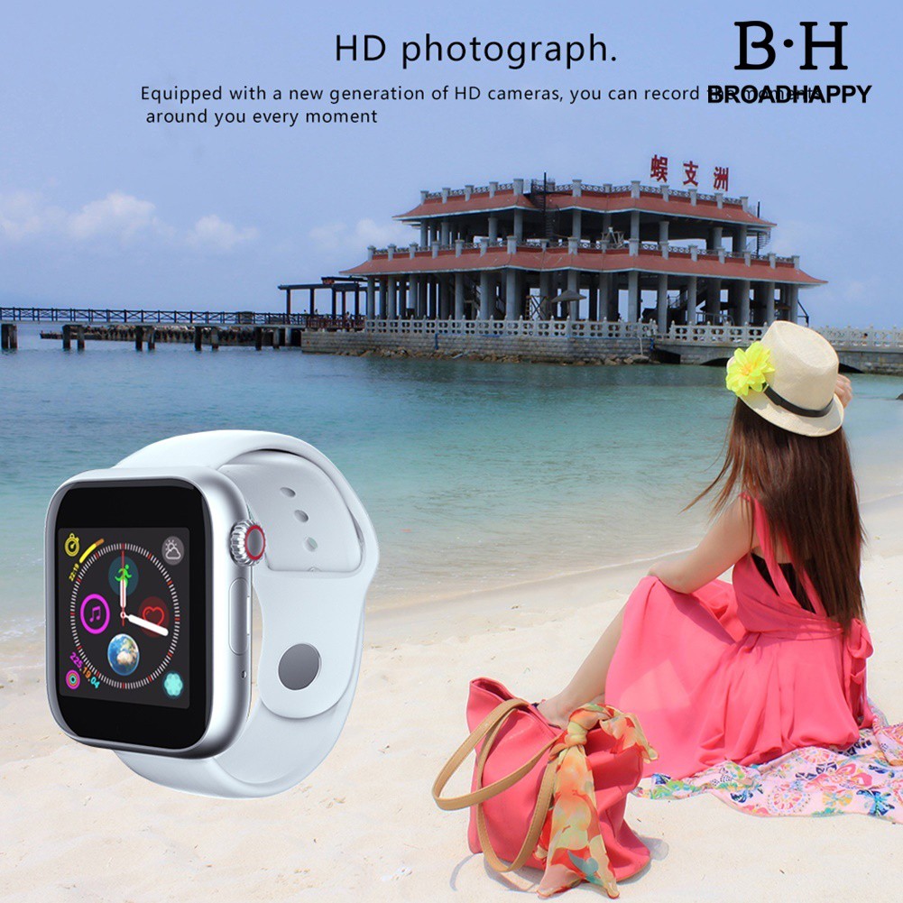 Đồng Hồ Thông Minh Broadhappy Z6 Bluetooth 2g Sim Tf 2.0mp Tích Hợp Camera Cho Iphone Android