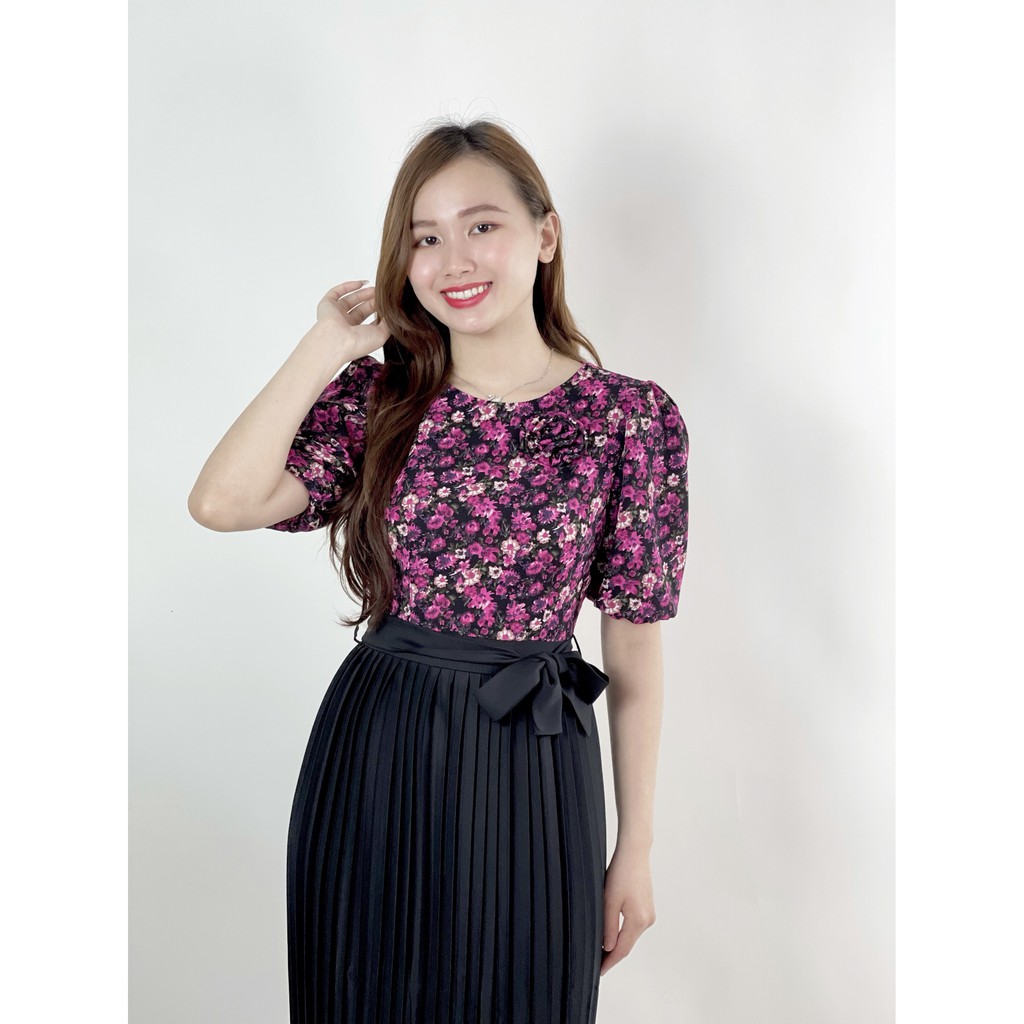 Đầm công sở liền thân kèm chân váy xếp ly cao cấp Emvy-K36 (Mua 1 được 2 ) | BigBuy360 - bigbuy360.vn