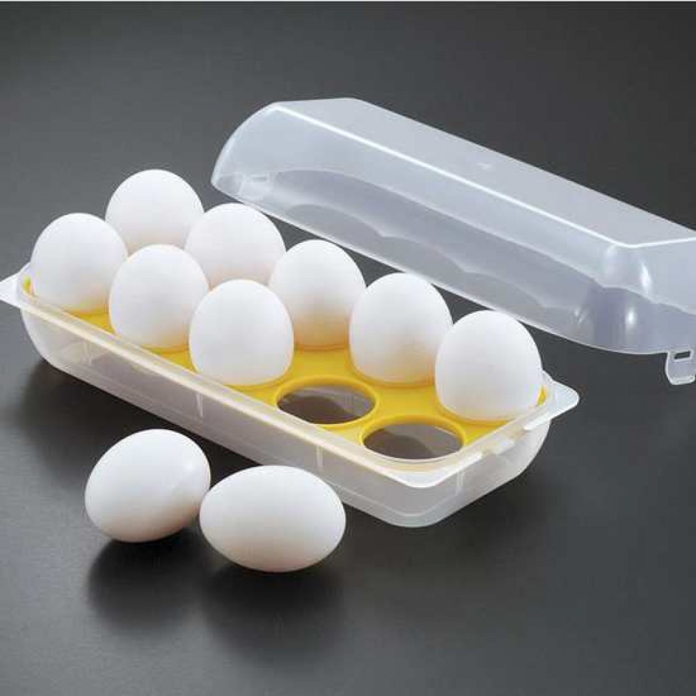 Khay đựng trứng 10 ngăn có nắp đậy