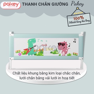 Thanh chắn giường cho bé PAKEY S2, thanh chắn giường Khủng Long cao 93cm sẵn 3 màu