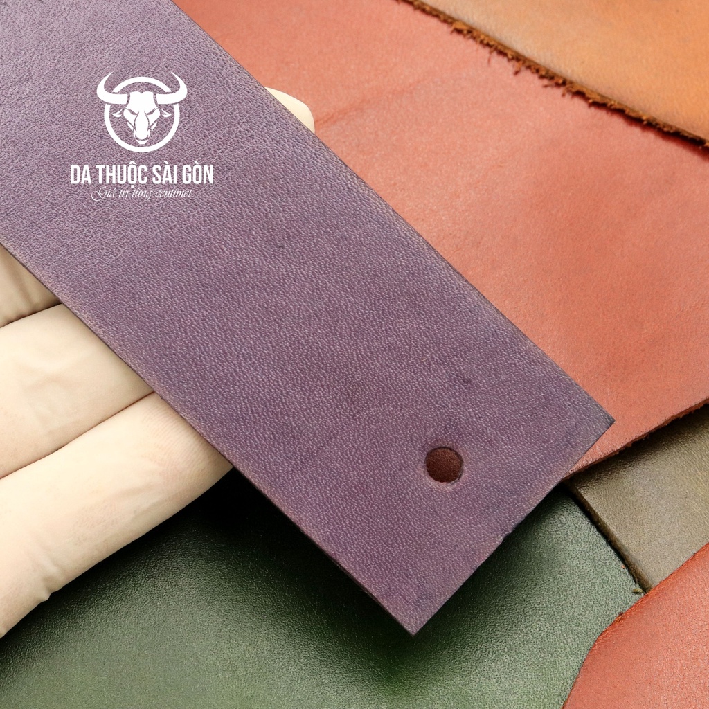 Thuốc nhuộm túi da màu tím phong lan (Light Violet) - Có 39 màu sắc, hàng cao cấp nhập khẩu Italy - Da Thuộc Sài Gòn