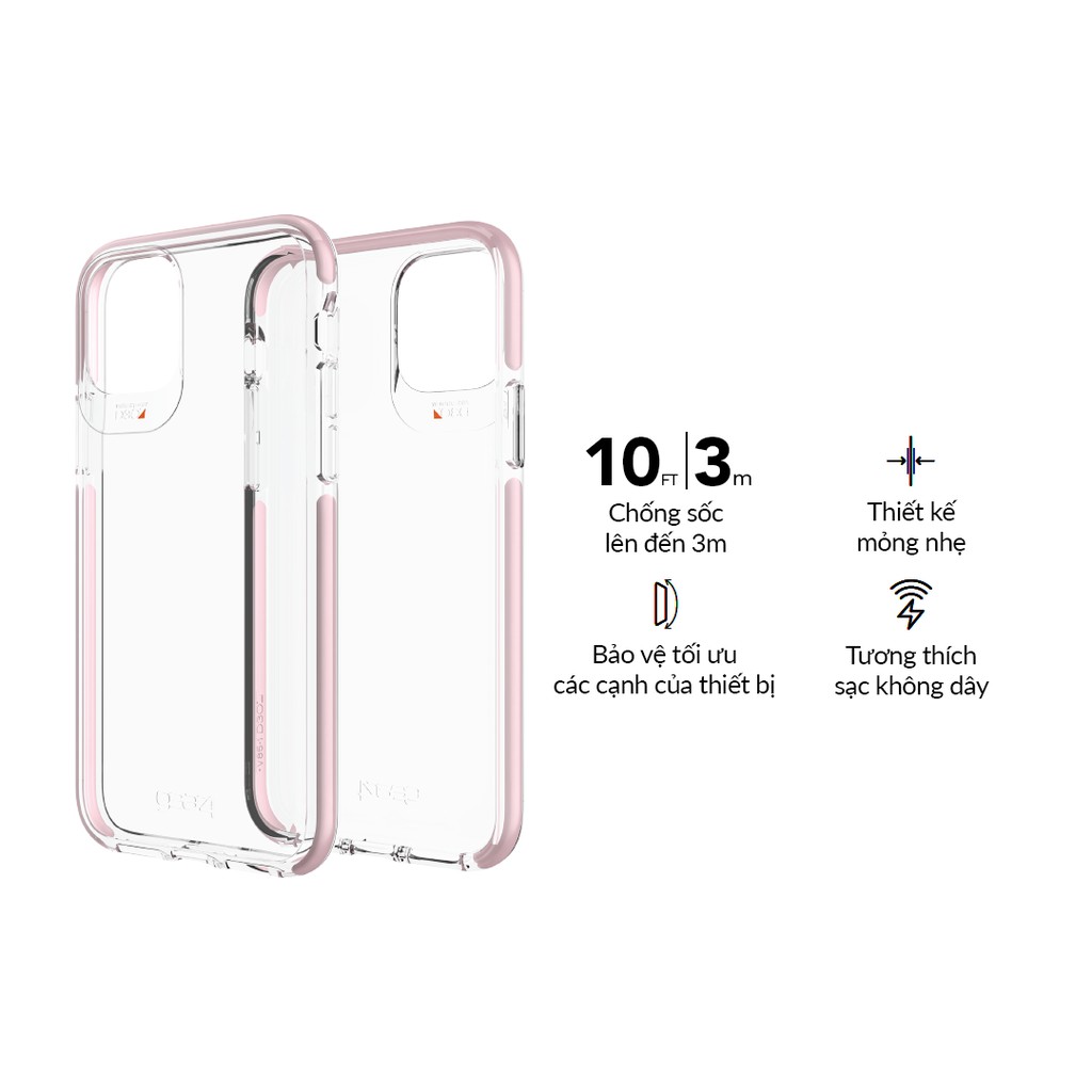 Ốp Lưng Chống Sốc GEAR4 D3O Piccadilly 4m Cho iPhone 11 Pro