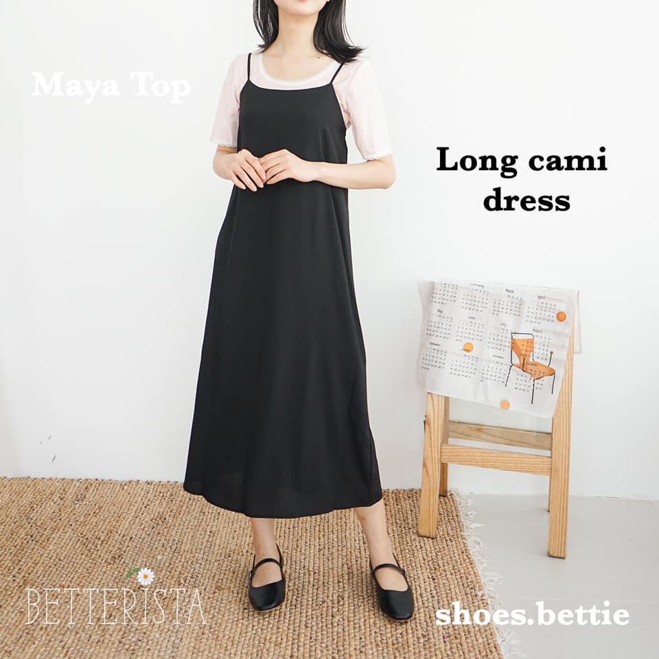 Long Cami dress - Váy 2 dây