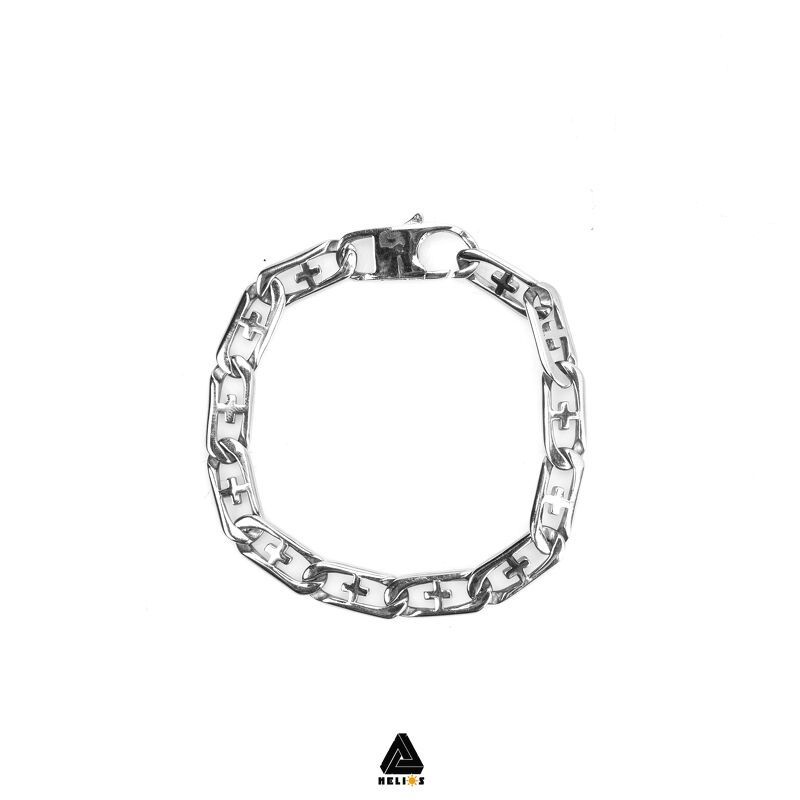 Vòng tay kim loại Helios Freedom Cross VTKL0064