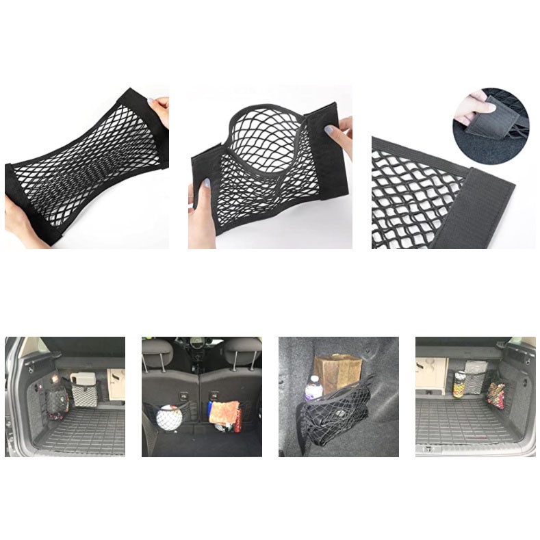 Túi Lưới Co Giãn Đựng Đồ Trên Ô Tô Loại Dán 50