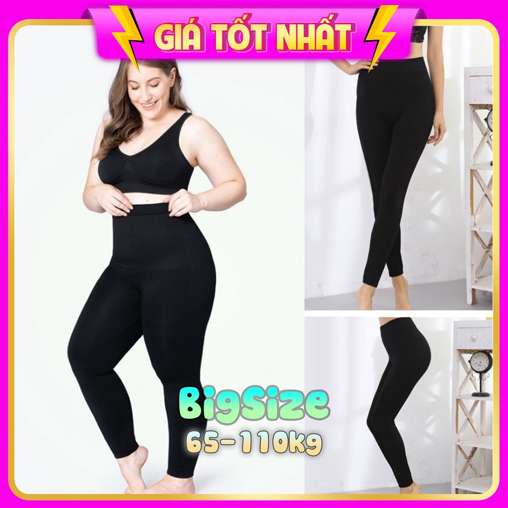 Quần Legging Ngố Bigsize 50 - 110kg Cho Nàng Béo Múp