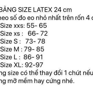 Đai nịt bụng giảm eo latex 25 xương