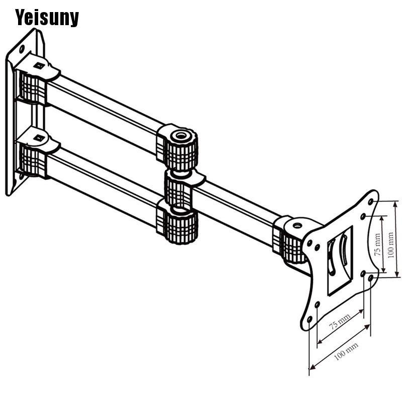 Yeisuny TV Wall Bracket Mount Swivel Tilt 14 16 19 21 23 26 30 inch Flat LED LCD Monitor VN | BigBuy360 - bigbuy360.vn