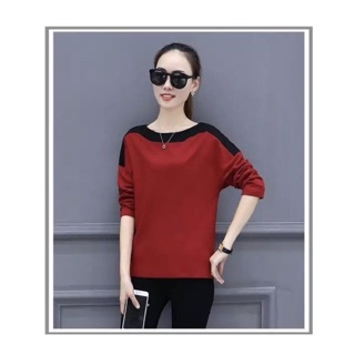 Áo thun nữ phối màu AT704