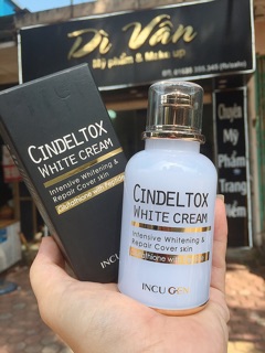 Kem dưỡng trắng da Cindel Tox