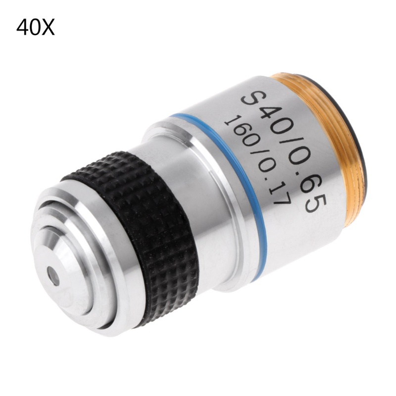 JoJo♥ 4X 10X 40X 100X Achromatic Objective Lens for Biological Microscope 185