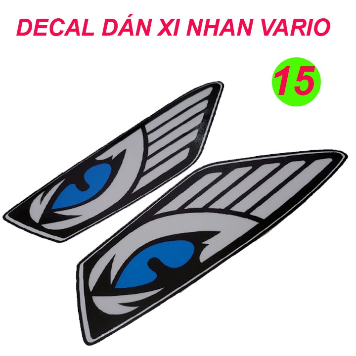 DECAL DÁN MẮT ĐEN PHA VARIO M13-M16