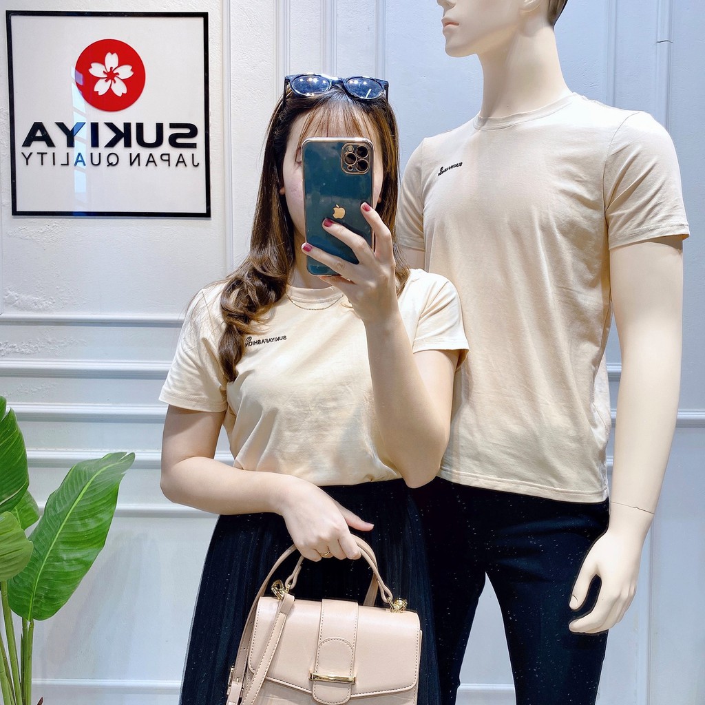 Áo thun nữ SUKIYAFASHION chất đẹp hàng chính hãng AT03