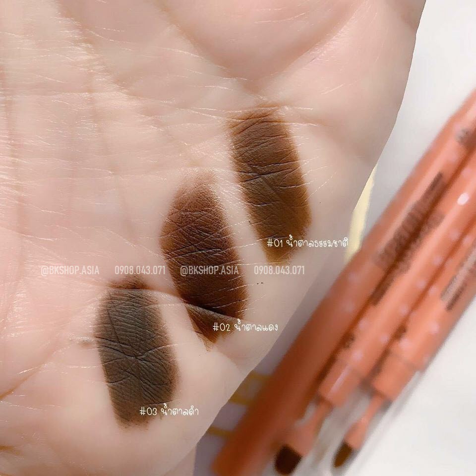 (Auth Thái) Kẻ Mày 2 Đầu Sivanna Peach Eyebrow Pencil HF5043