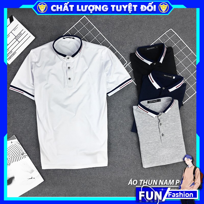 Áo thun nam polo 💥FREESHIP💥 Áo ngắn tay nam mã TT8 cổ bẻ tập gym co giãn dáng trơn tay lỡ đẹp mùa hè phong cách