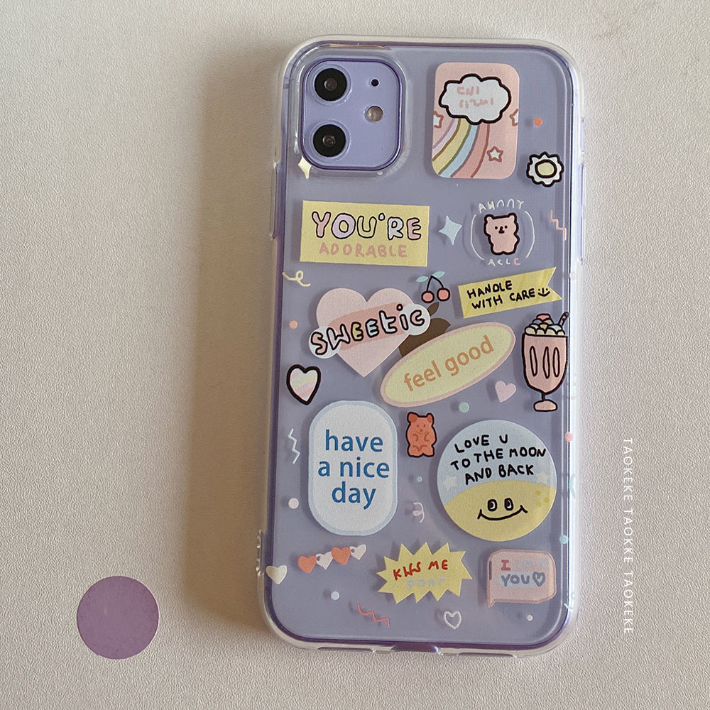 Ốp điện thoại in hình độc đáo cho iphone Rainbow smiley 6/6plus/6s/6s plus/6/7/7plus/8/8plus/x/xs/xs max/11/11 pro/11 promax/12pro/12promax/12mini/12 | BigBuy360 - bigbuy360.vn