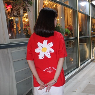 Small Flower Tee đỏ - áo thun cotton