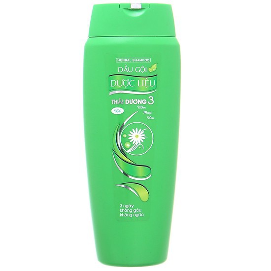 Dầu gội dược liệu Thái Dương 3 MÀU XANH - 200ml