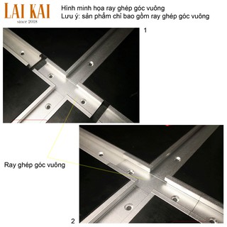 Ray trượt ghép góc vuông