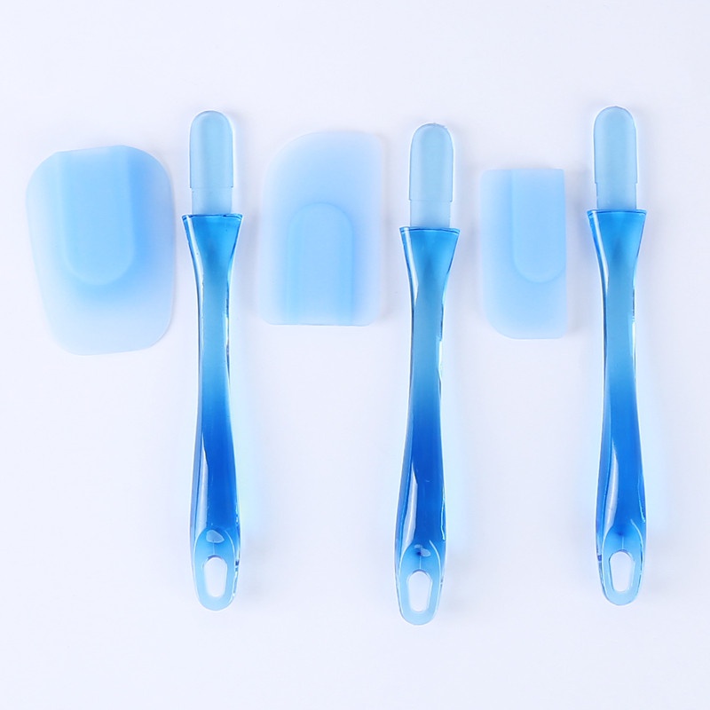 Set 3 muỗng trộn Anaeat bằng silicon phết kem làm bánh cho nhà bếp