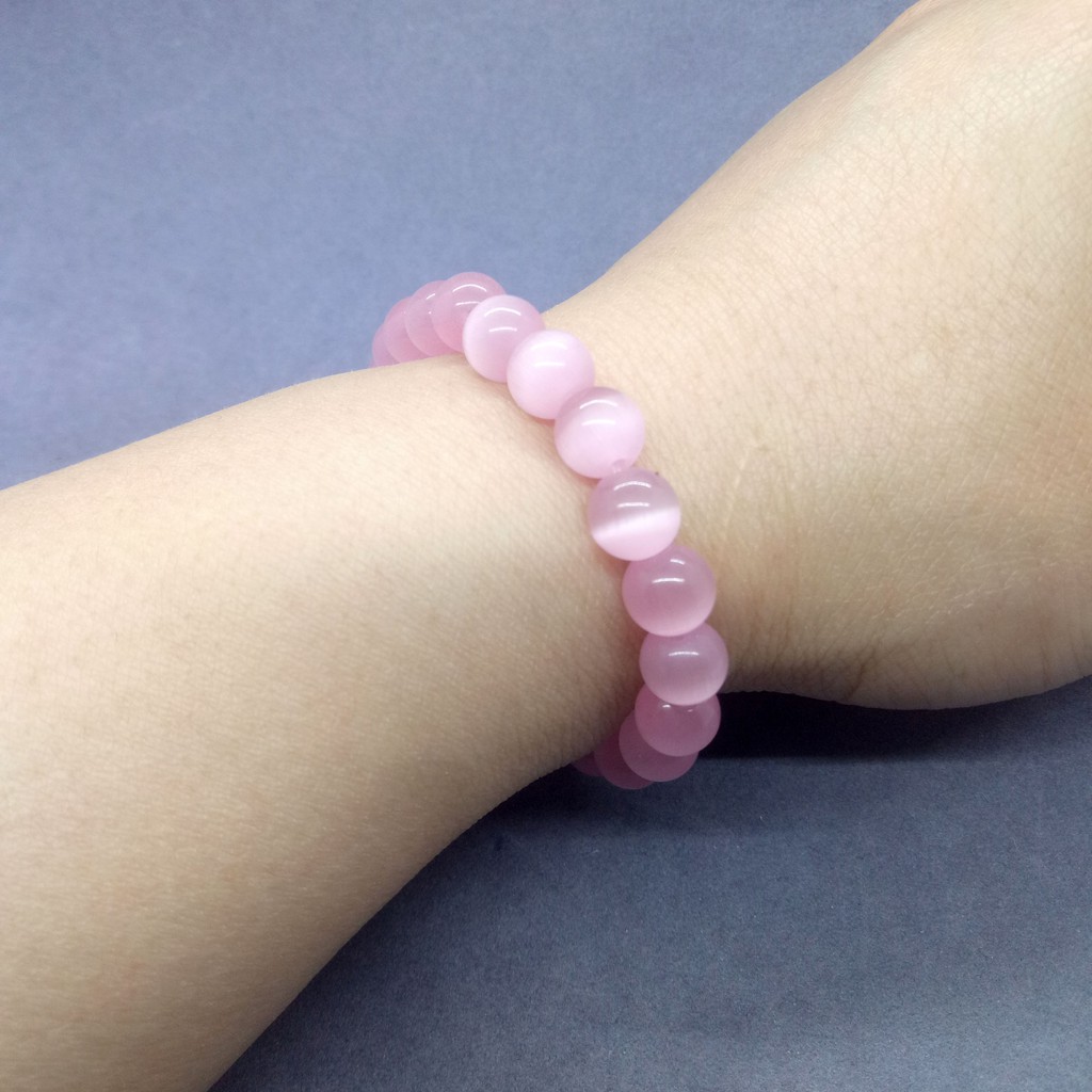 Dễ Thương Vòng Tay Chuỗi Hạt Đá Mắt Mèo Xinh Xắn