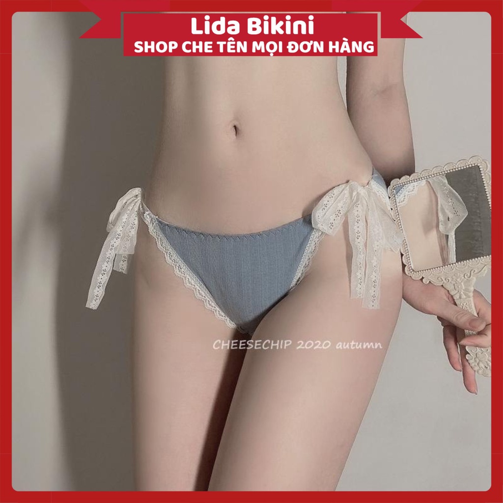 Quần Lót Nữ cotton cao cấp thiết kế buộc dây danbikini MÃ QL03