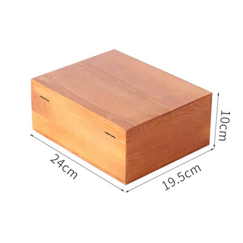 Hộp gỗ đựng quà tặng sang trọng (24x19.5x10cm).Hộp đựng quà Tết nắp nam châm sang trọng. Đựng hoa khô, trang sức