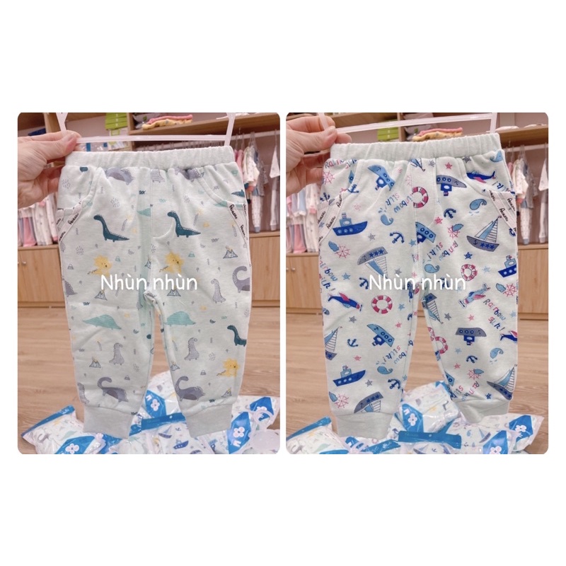 Set 2c quần rời nỉ cotton Avaler(hình như ảnh) size 6-9m đến 3-4y