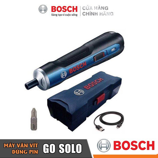 [CHÍNH HÃNG] Máy Vặn Vít Dùng Pin Bosch GO Solo (3.5V-1.5AH), Giá Đại Lý Cấp 1, Bảo Hành Tại Các TTBH Toàn Q