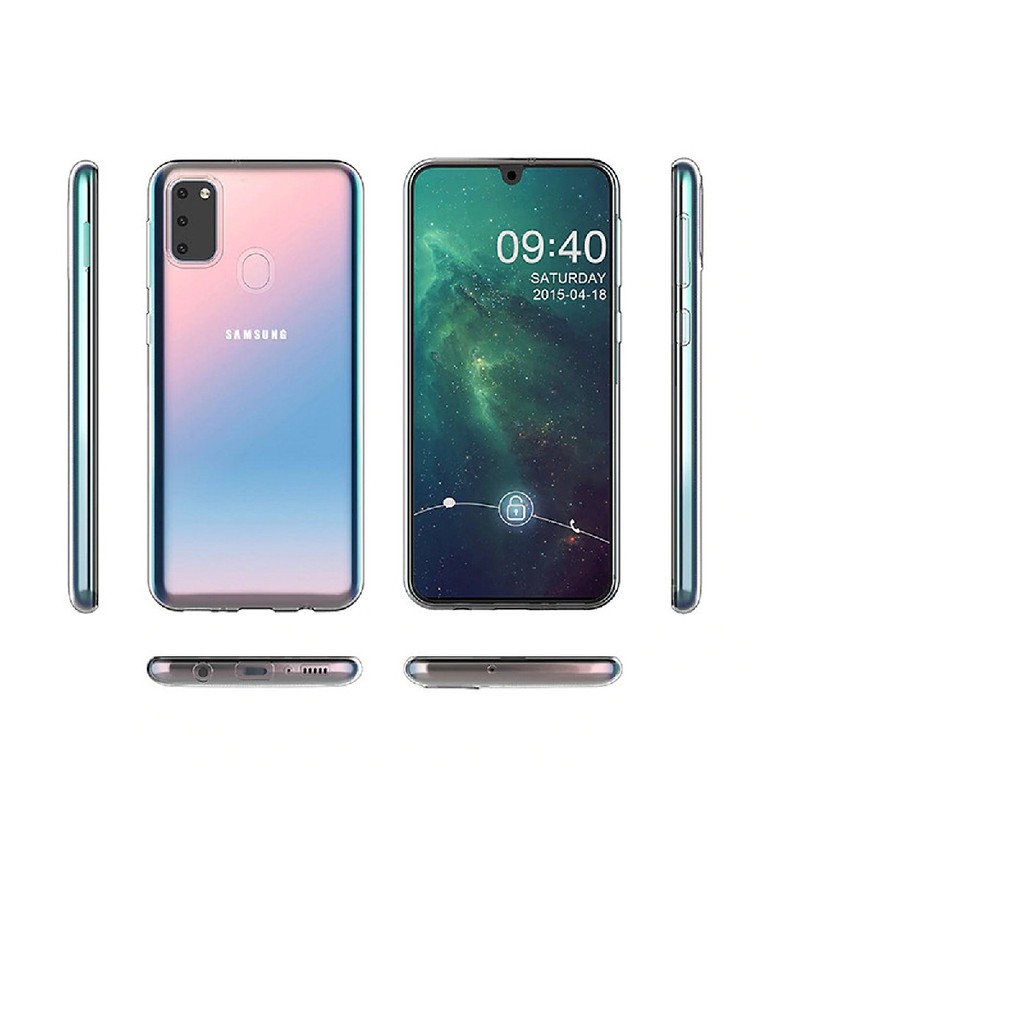 Ốp lưng dẻo trong suốt cao cấp 0.6mm cho điện thoại Samsung Galaxy M11, Samsung M21/M30S, Samsung M31