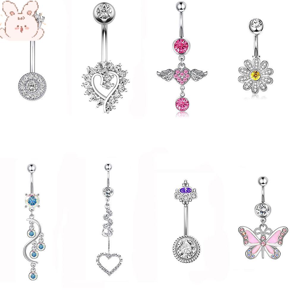 Khuyên Rốn Đính Đá Zircon Gợi Cảm Cho Nữ