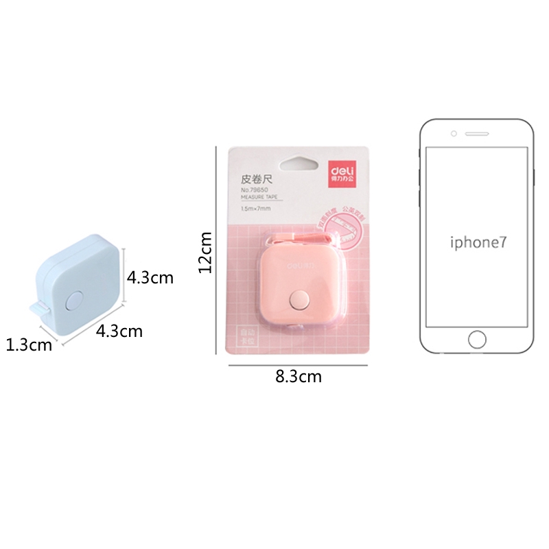 Thước dây mềm mini 1.5m có thể kéo dài