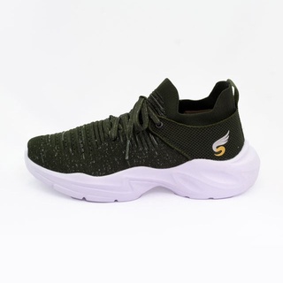 Giày thể thao nam 💖FREESHIP💖 giày tập gym sneaker Sshoes-có dây, vải thun mềm nhẹ-Màu đen K8966-5-BLK