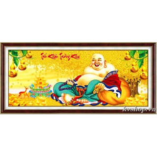 Tranh Đính Đá Phật Di Lặc DF266 - 150x65cm