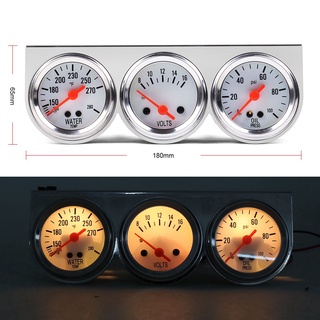 Đồng hồ đo áp suất dầu nước 2 bằng chrome1 3