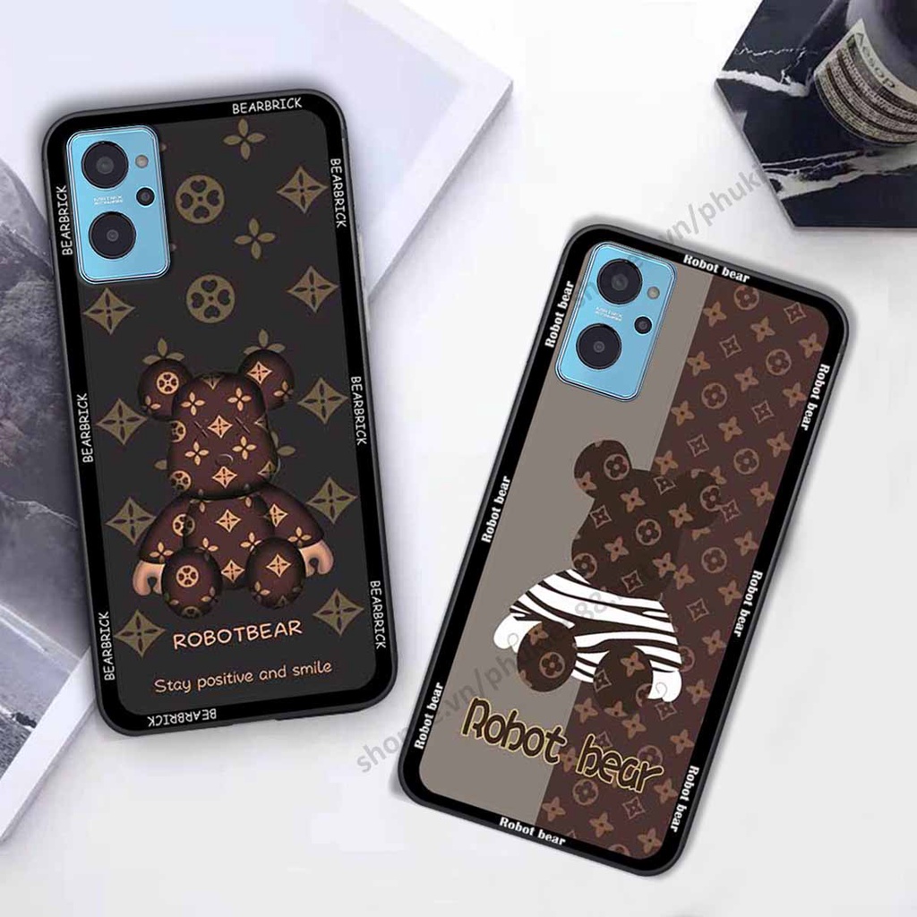 Ốp Realme C20 / C21Y bear, k@ws thương hiệu phong cách ốp lưng thời trang cao cấp