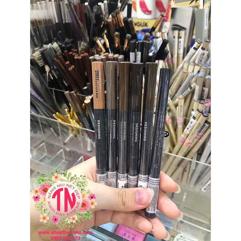 Chì kẻ chân mày 2 đầu The Face Shop Designing Eyebrown Pencil