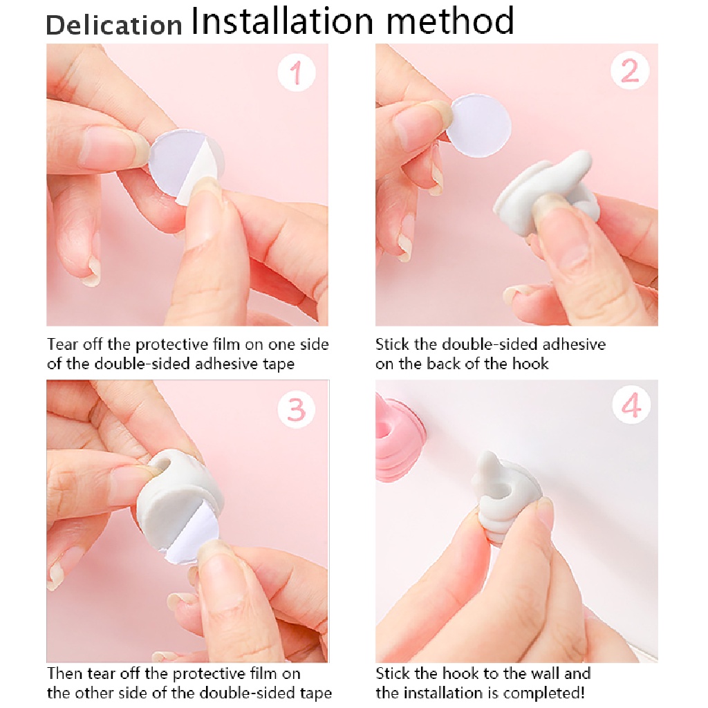 [Delication] Giá Đỡ Kẹp Dây Cáp USB Hình Ngón Cái Sáng Tạo Sản Phẩm Tốt