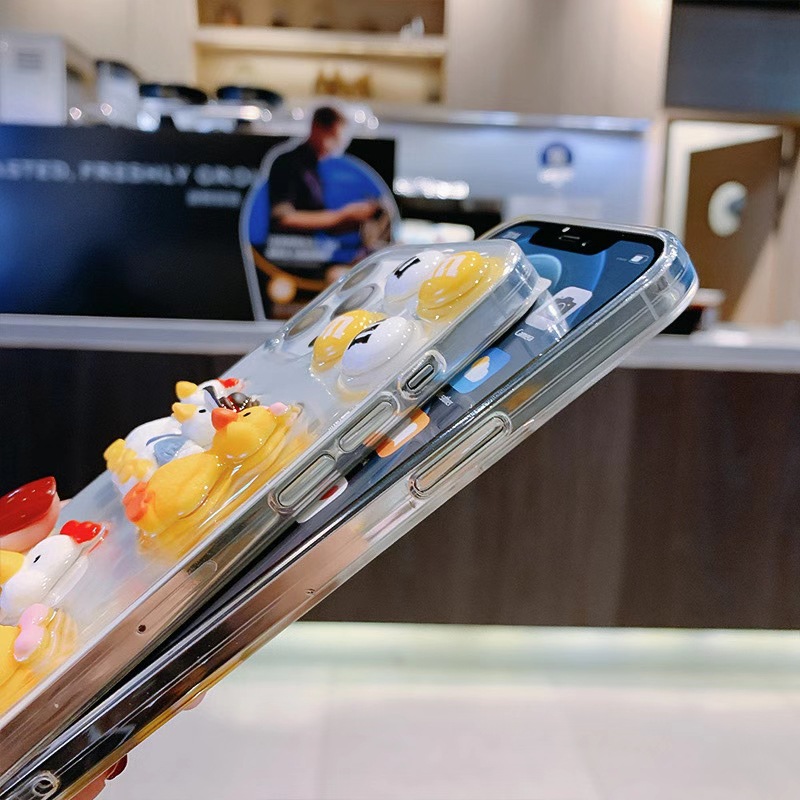 Ốp điện thoại họa tiết vịt dễ thương cho Apple iPhone Xs Max 11 / 12PR / Max / Mini X / XS | BigBuy360 - bigbuy360.vn