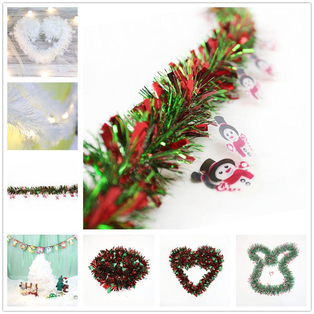 Dây Ruy Băng Lá Nhôm Nhiều Màu Treo Trang Trí Cây Thông Giáng Sinh