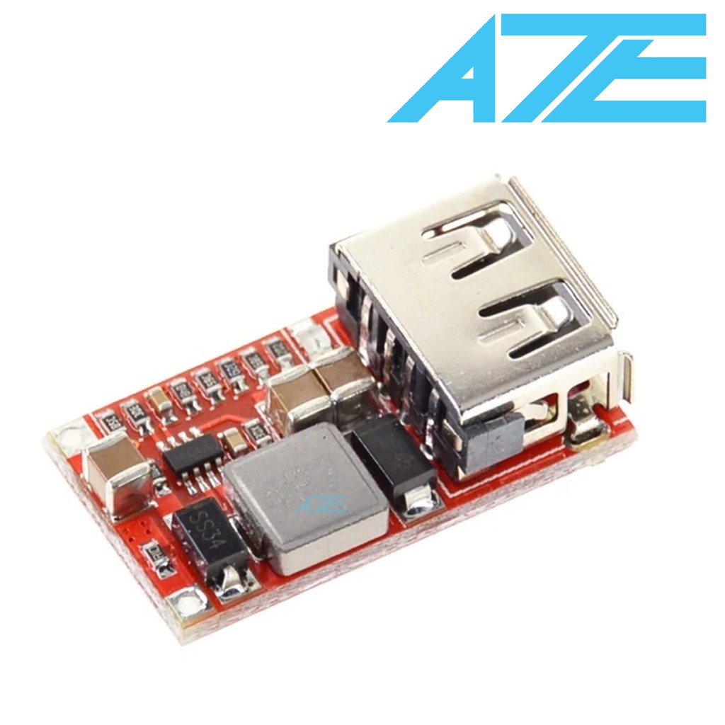 Mạch nguồn hạ áp BUCK 6-24V xuống 5V 2.1A  - 4C1
