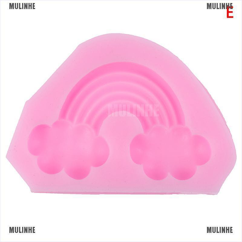 Khuôn silicone Tạo Hình Cầu Vồng Trang Trí Bánh