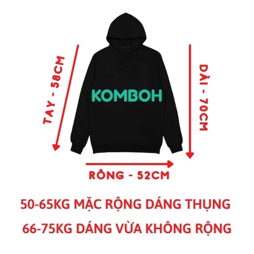 Áo Khoác Hoodie phong cách Ulzzang Hàn Quốc tay dài họa tiết in hình ENTINIALS cá tính KOMBOH K18 | WebRaoVat - webraovat.net.vn