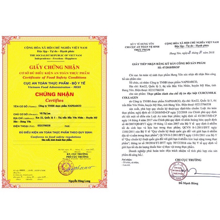 Sữa nghệ CurcuMilk hộp 500g | Thế Giới Skin Care