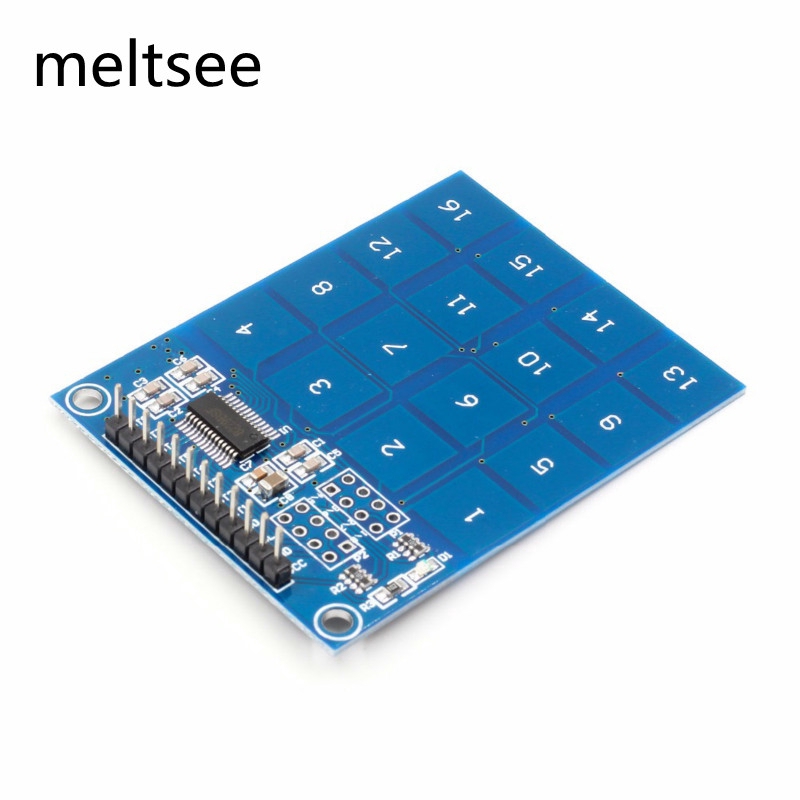 Mô-đun cảm biến cảm ứng chuyển đổi điện dung kỹ thuật số TTP229 16 kênh