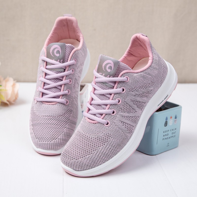 Giày Thể Thao Nữ Sneaker Tập Gym Đi Bộ Thể Dục Thoáng Khí - GL12